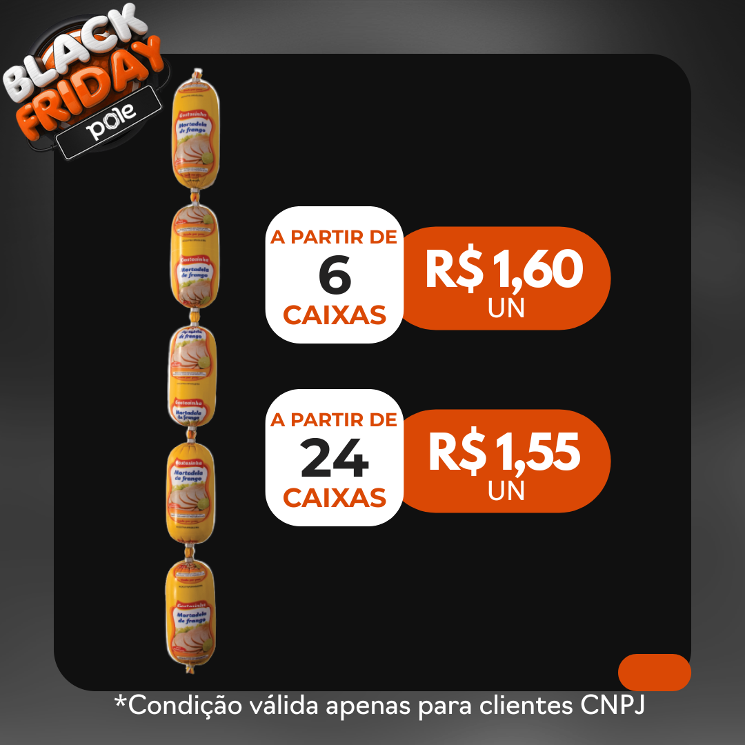 Mortadela de Frango 200g - Gostosinha